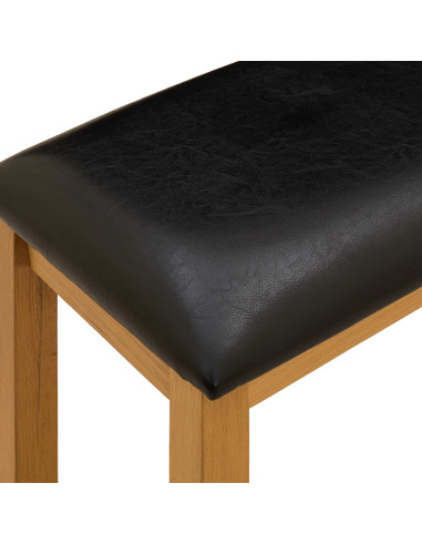 Panchina da pranzo 95 x 32 x 45 cm Legno di Quercia Massello