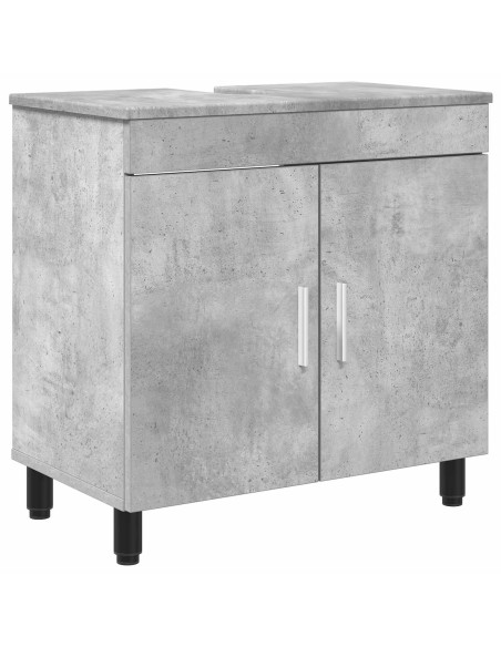 Mobiletto da bagno Grigio Cemento 60 x 35 x 60 cm