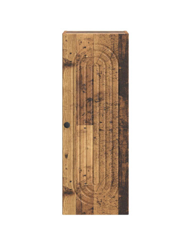 Mobiletto a muro Legno antico 33 x 34,5 x 90 cm