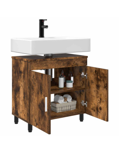 Mobiletto da bagno Rovere Fumo 60 x 35 x 60 cm