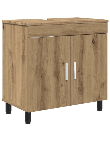 Mobiletto da bagno Rovere Artigianale 60 x 35 x 60 cm
