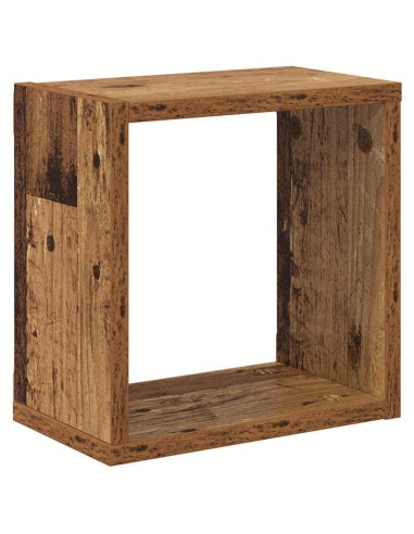 Scaffali da parete 4 pcs Legno vecchio Legno multistrato