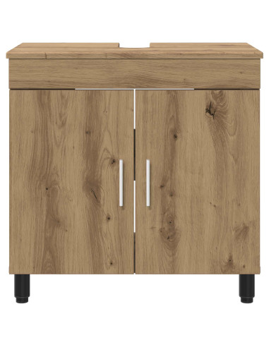 Mobiletto da bagno Rovere Artigianale 60 x 35 x 60 cm