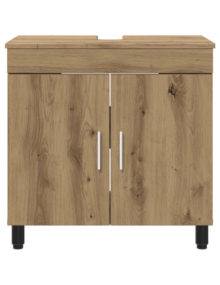Mobiletto da bagno Rovere Artigianale 60 x 35 x 60 cm
