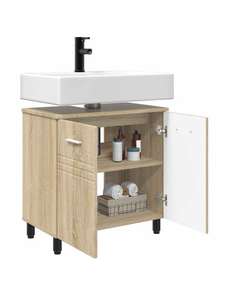 Mobiletto da bagno Rovere Sonoma 60 x 35 x 60 cm