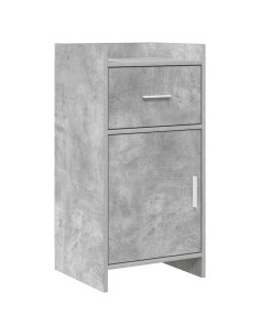 Credenza Grigio Cemento 40 x 36 x 80 cm Legno ingegnerizzato