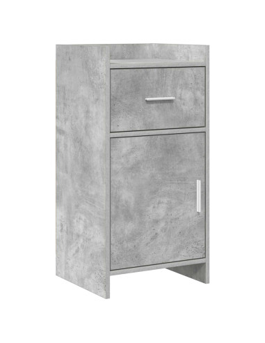 Credenza Grigio Cemento 40 x 36 x 80 cm Legno ingegnerizzato