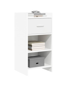 Credenza Bianco 40 x 36 x 80 cm Legno ingegnerizzato 2