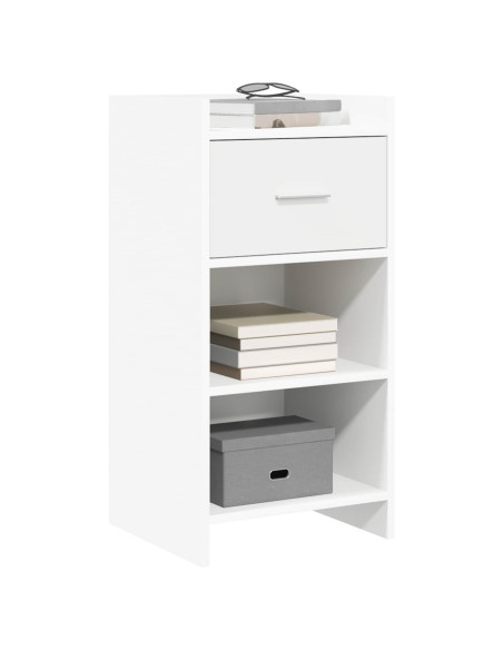 Credenza Bianco 40 x 36 x 80 cm Legno ingegnerizzato
