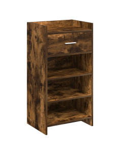 Mobile per scarpe con cassetto Rovere Fumo 48 x 36 x 92 cm