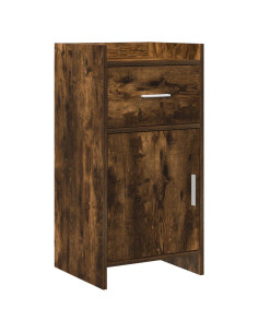 Credenza Rovere Fumo 40 x 36 x 80 cm Legno ingegnerizzato