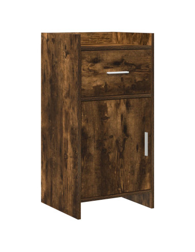 Credenza Rovere Fumo 40 x 36 x 80 cm Legno ingegnerizzato