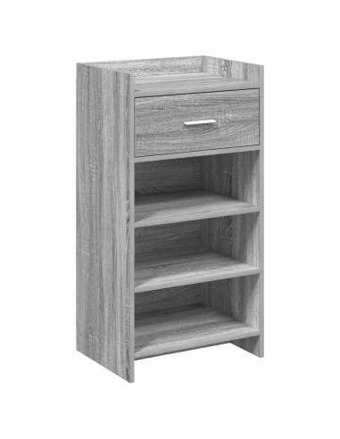 Mobile per scarpe con cassetto Sonoma grigio 48 x 36 x 92 cm
