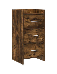 Credenza Rovere Fumo 40 x 36 x 80 cm Legno ingegnerizzato