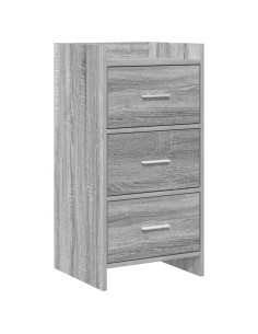 Credenza Sonoma grigio 40 x 36 x 80 cm Legno ingegnerizzato