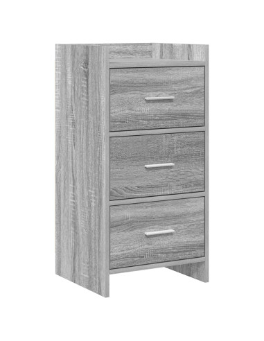 Credenza Sonoma grigio 40 x 36 x 80 cm Legno ingegnerizzato