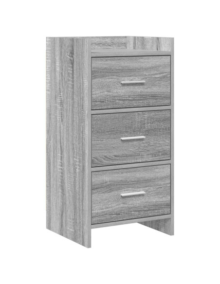 Credenza Sonoma grigio 40 x 36 x 80 cm Legno ingegnerizzato