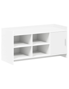 Mobile per scarpe con archiviazione Bianco 100 x 39,5 x 51 cm