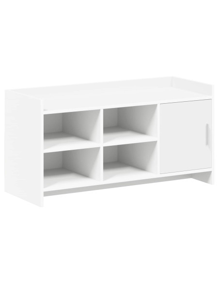 Mobile per scarpe con archiviazione Bianco 100 x 39,5 x 51 cm