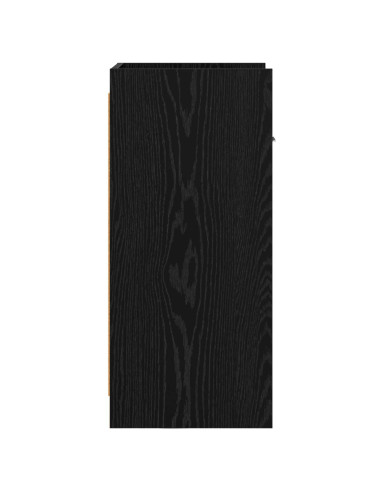 Credenza Rovere Nero 40 x 36 x 80 cm Legno ingegnerizzato