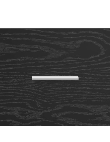 Credenza Rovere Nero 40 x 36 x 80 cm Legno ingegnerizzato