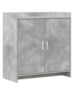 Credenza Grigio Cemento 72 x 36 x 80 cm Legno ingegnerizzato