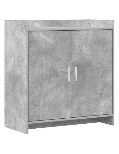 Credenza Grigio Cemento 72 x 36 x 80 cm Legno ingegnerizzato