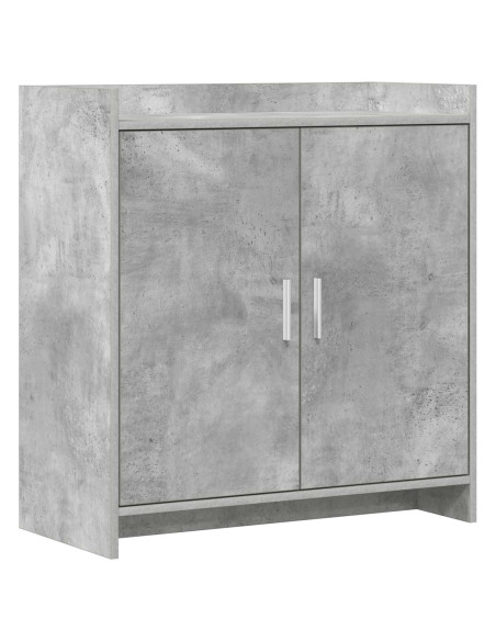 Credenza Grigio Cemento 72 x 36 x 80 cm Legno ingegnerizzato