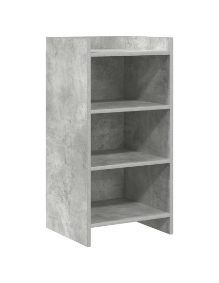 Credenza Grigio Cemento 40 x 36 x 80 cm Legno ingegnerizzato