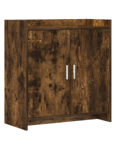 Credenza Rovere Fumo 72 x 36 x 80 cm Legno ingegnerizzato
