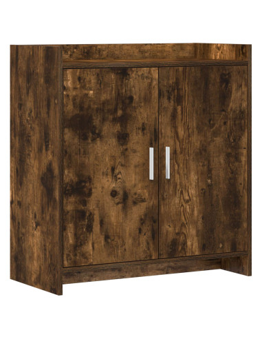 Credenza Rovere Fumo 72 x 36 x 80 cm Legno ingegnerizzato