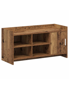 Mobile per scarpe con porta Legno antico 100 x 39,5 x 51 cm