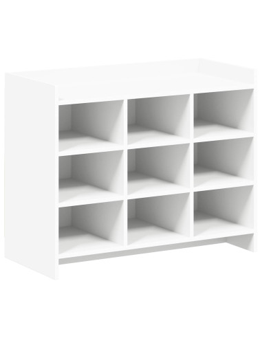 Mobile per scarpe Bianco 85 x 39,5 x 70 cm Legno ingegnerizzato