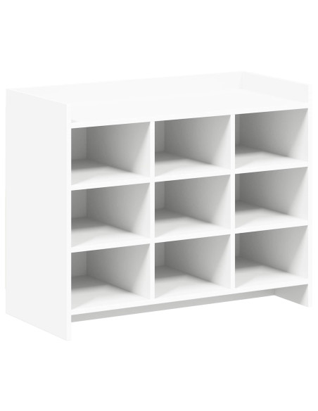 Mobile per scarpe Bianco 85 x 39,5 x 70 cm Legno ingegnerizzato