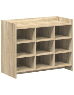 Mobile per scarpe Rovere Sonoma 85 x 39,5 x 70 cm
