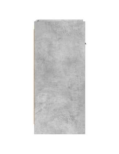 Credenza Grigio Cemento 40 x 36 x 80 cm Legno ingegnerizzato