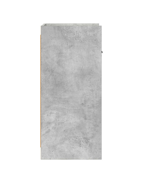 Credenza Grigio Cemento 40 x 36 x 80 cm Legno ingegnerizzato