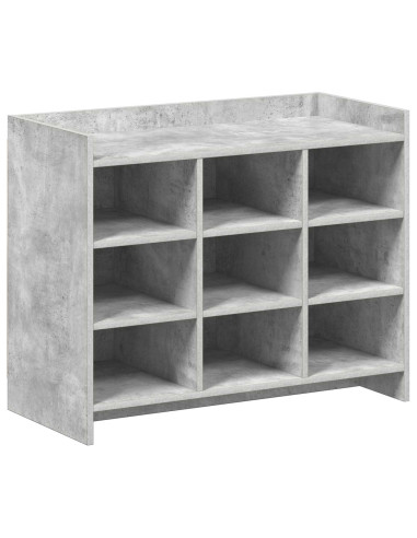 Mobile per scarpe Grigio Cemento 85 x 39,5 x 70 cm