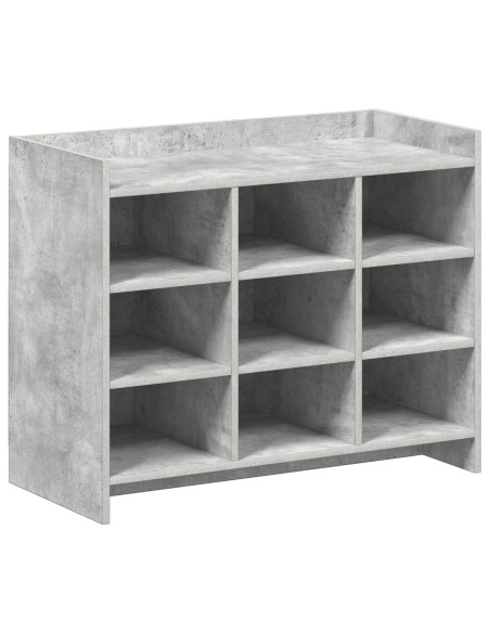 Mobile per scarpe Grigio Cemento 85 x 39,5 x 70 cm