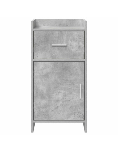Credenza Grigio Cemento 40 x 36 x 80 cm Legno ingegnerizzato