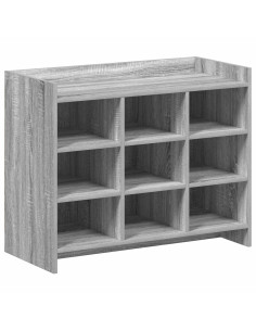 Mobile per scarpe Sonoma grigio 85 x 39,5 x 70 cm
