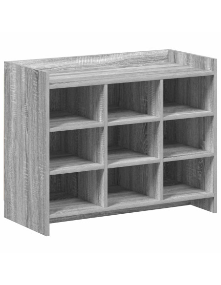 Mobile per scarpe Sonoma grigio 85 x 39,5 x 70 cm