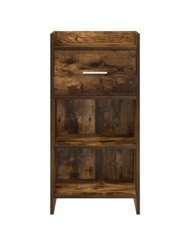 Credenza Rovere Fumo 40 x 36 x 80 cm Legno ingegnerizzato