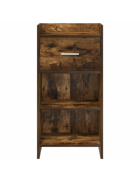 Credenza Rovere Fumo 40 x 36 x 80 cm Legno ingegnerizzato