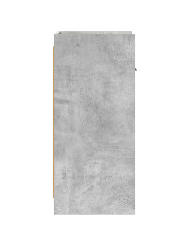 Credenza Grigio Cemento 40 x 36 x 80 cm Legno ingegnerizzato