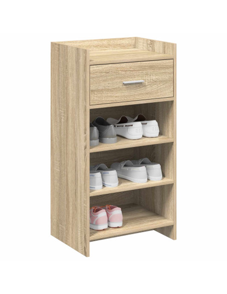 Mobile per scarpe con cassetto Rovere Sonoma 48 x 36 x 92 cm