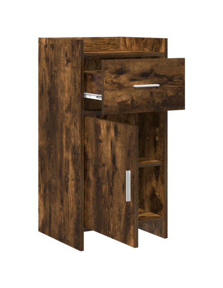 Credenza Rovere Fumo 40 x 36 x 80 cm Legno ingegnerizzato