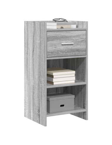 Credenza Sonoma grigio 40 x 36 x 80 cm Legno ingegnerizzato