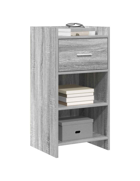 Credenza Sonoma grigio 40 x 36 x 80 cm Legno ingegnerizzato