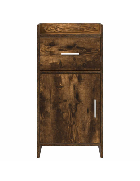 Credenza Rovere Fumo 40 x 36 x 80 cm Legno ingegnerizzato